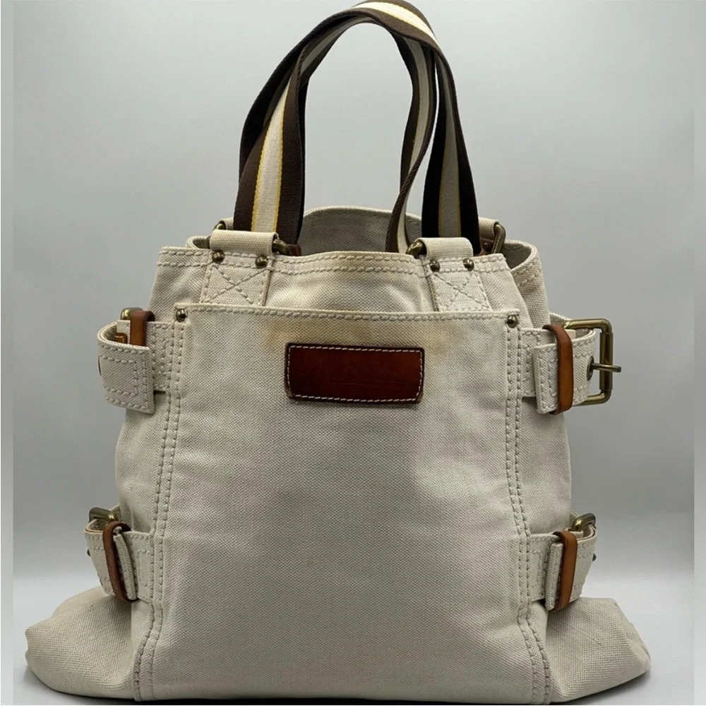 Louis Vuitton Globe Shopper Cruise Tote Bag Canvas Blue